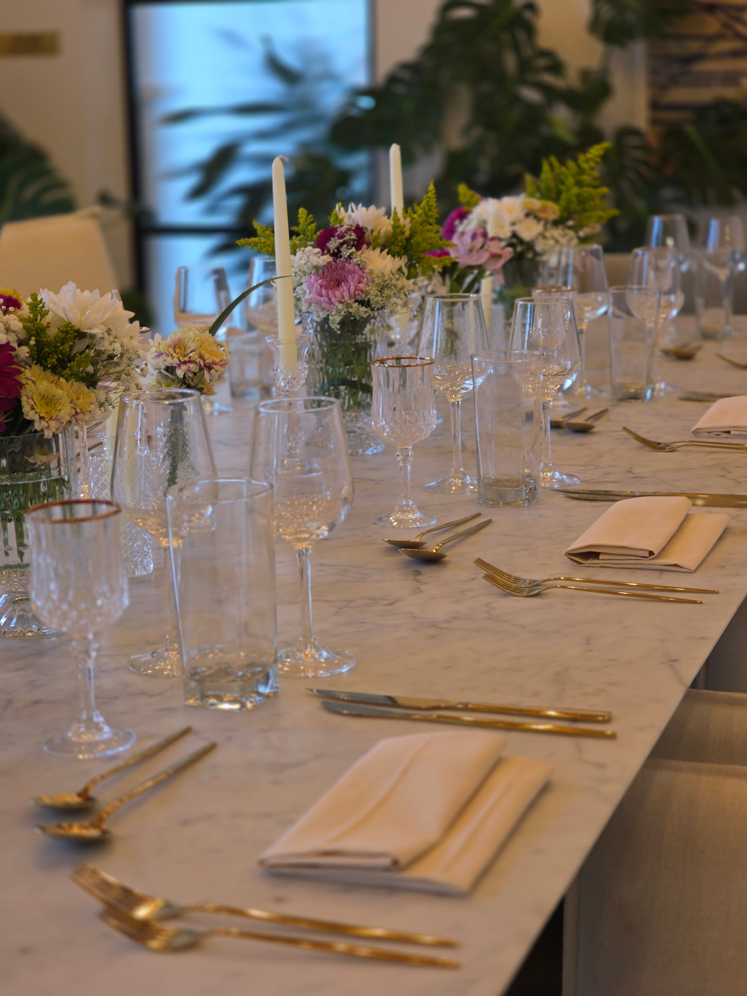 Nomadic Miami supper club tablescape